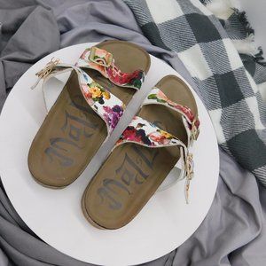 Mad Love Floral Slip On Shoes